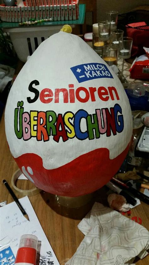 Senioren Überraschungsei | Birthday surprise, Egg christmas, Gifts