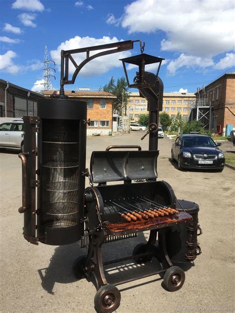 Мангал с коптильней "Большой папа" купить в интернет-магазине Ярмарка ...