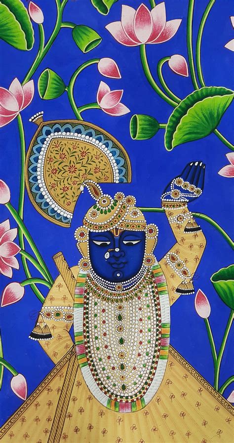 lord shrinathji pichwai painting shrinathji painting traditional art