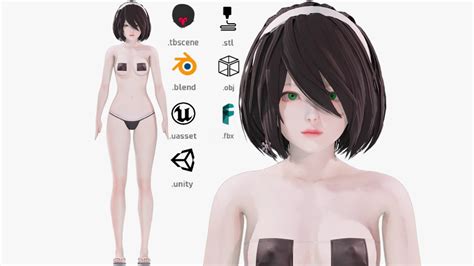 Bikini Clothes 0021 Rig Unreal FlippedNormals