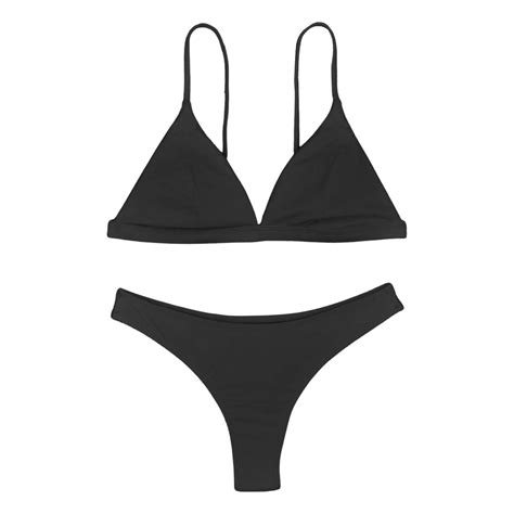 Hwmodou Bikini Sets For Women Piece Sexy New Bra And Thong Bathing Suit Beach Seaside Swimsuit