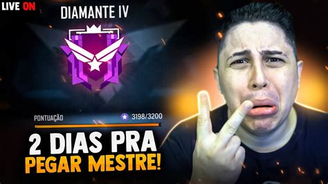 Hoje Eu Pego Mestre Dias Pro Fim Da Temporada Freefire Ao