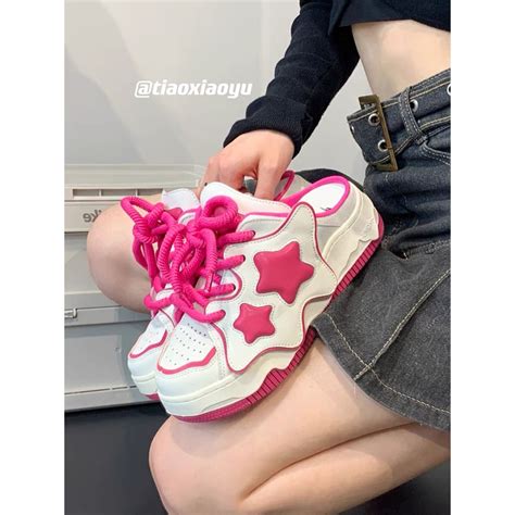 Giày sục nữ độn đế cm hình ngôi sao phong cách thời trang siêu đẹp mẫu mới hot trend giày