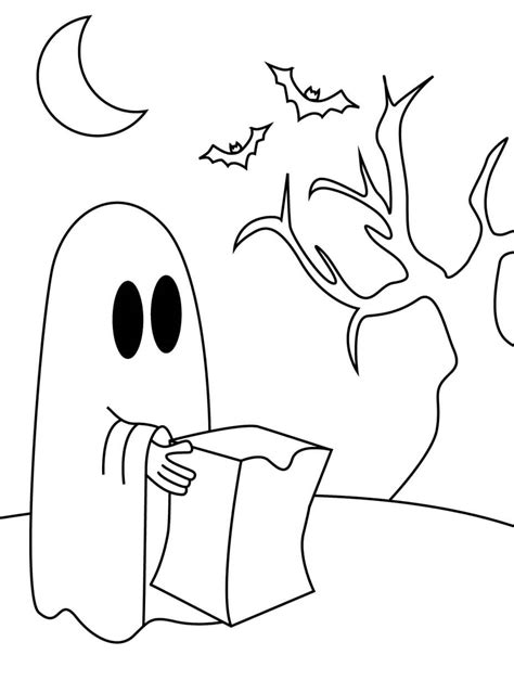 Dibujos De Fantasma Para Colorear E Imprimir Coloringonly Com