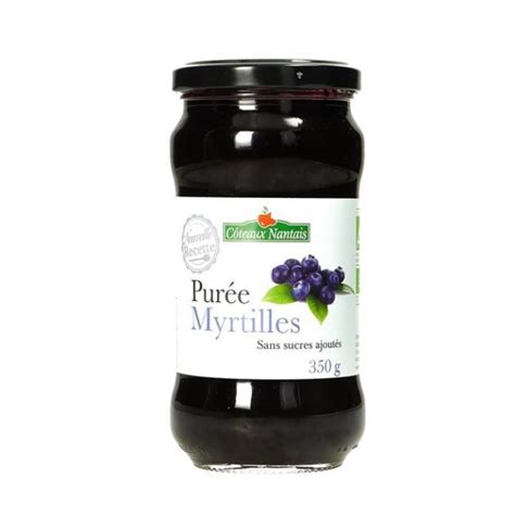 Coteaux Nantais Purée de myrtille 350gr Cdiscount Au quotidien