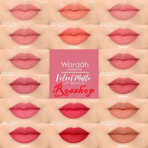 Jual Wardah Colorfit Velvet Matte Lip Mousse Shopee Indonesia