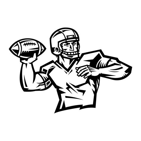 Football Player Cartoon 550390 Vector Art at Vecteezy