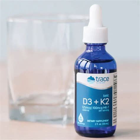 Ionic Vitamin D3+K2 (59мл) Trace Minerals Research – купить за 4 748.75 ...