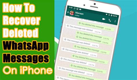 5 Ways How To Recover Deleted Whatsapp Messages On Iphone