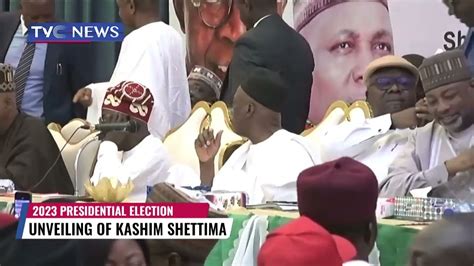 VIDEO Tinubu Officially Unveils Kashim Shettima As Running Mate YouTube