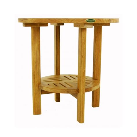 Teak Round End Side Table Westminster Teak