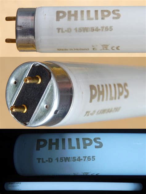 Lighting-Gallery.net - fluorescent tubes/Philips TLD 15W/54-765 ...