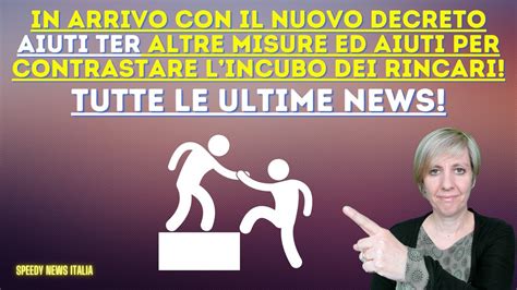 In Arrivo Con Il Nuovo Decreto Aiuti Ter Altre Misure Ed Aiuti Per