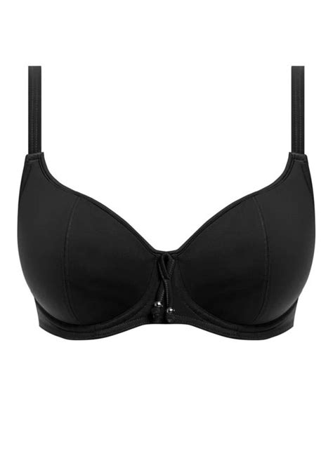 On the beach Biustonosz kąpielowy Freya REMIX AS BLK Uw Sweetheart Padded Bikini Black