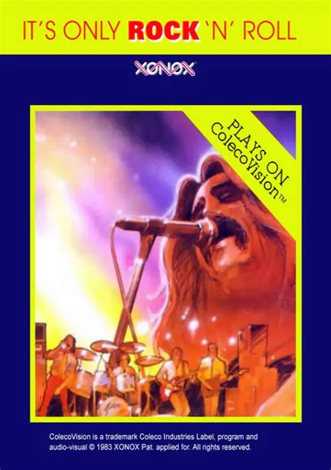 Its Only Rock N Roll 1984 Xonox Rom Download Cbs Colecovision