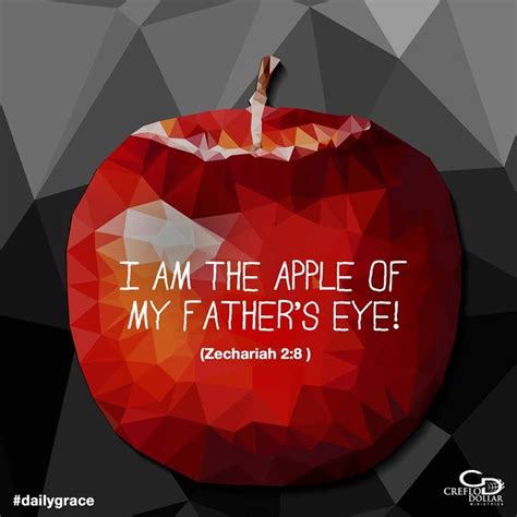 I Am The Apple Of My Fathers Eye Zechariah 28 Heaven And Angels