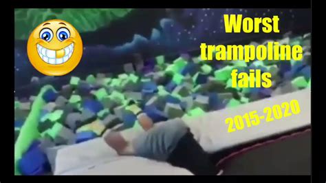 Worst Trampoline Fails 2015 2020 Youtube