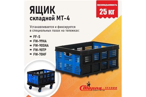 Складной ящик для тележек FF-S, FW-90SNA, FW-90HA СТЕЛЛА-ТЕХНИК ...