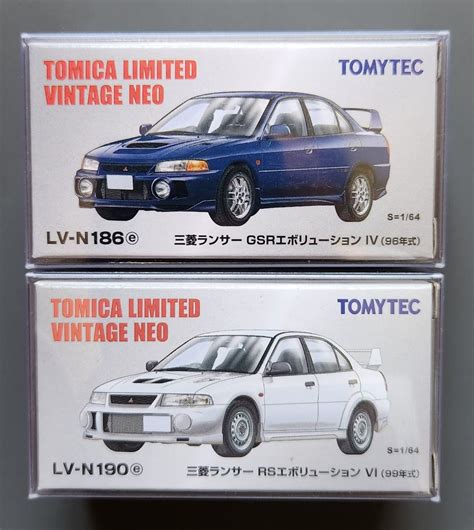Hot Wheels Matchbox Takara Tomy Tomica Limited Vintage Neo LV N E Mitsubishi Lancer GSR