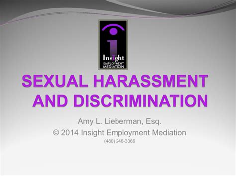 Ppt Sexual Harassment And Discrimination