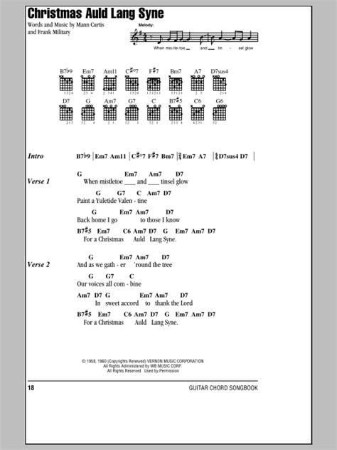 Bobby Darin Christmas Auld Lang Syne Sheet Music For Ukulele Download Pdf 419624