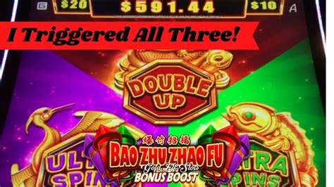 All Three Triggered Red Festival Bao Zhu Zhao Fu Slot Machine Two