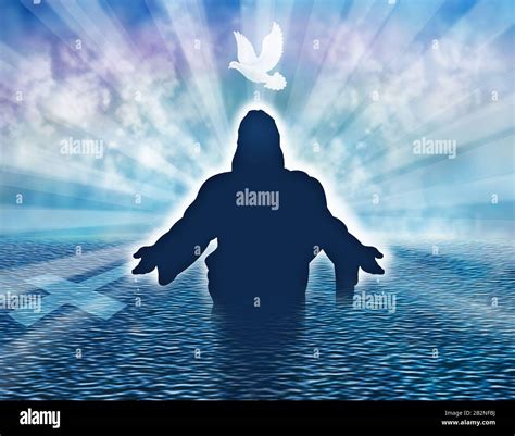 Baptism of christ icon hi-res stock photography and images - Alamy