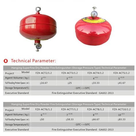 Harmless Kg Automatic Powder Fire Extinguisher