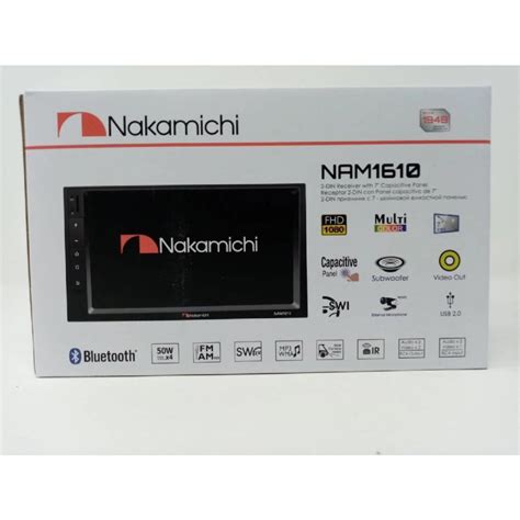 NAM1610 7インチ タッチパネル 携帯ミラーリンク 2DIN AVデッキ/Bluetooth/アンプ内蔵/USB/SD ナカミチ ...