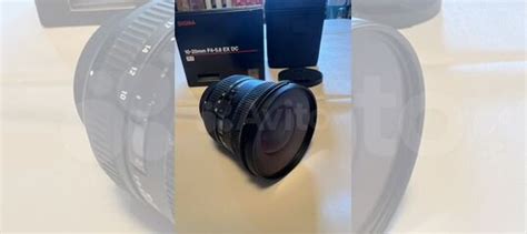 Объектив sigma 10 20 mm F4-5.6 ех DC купить в Пушкине с доставкой ...