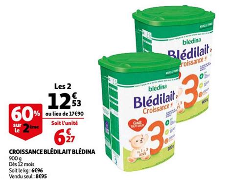 Promo Croissance Bl Dilait Bl Dina Chez Auchan Icatalogue Fr