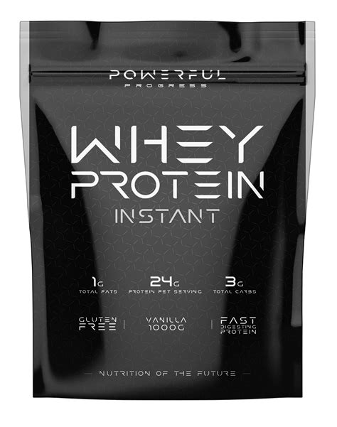 ᐉ Протеїн сироватковий Powerful Progress 100 Whey Protein Instant зі смаком ванілі 1000 г