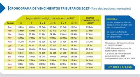 Sunat Qu Pagos Y Declaraciones Debo Pagar Este A O Latina