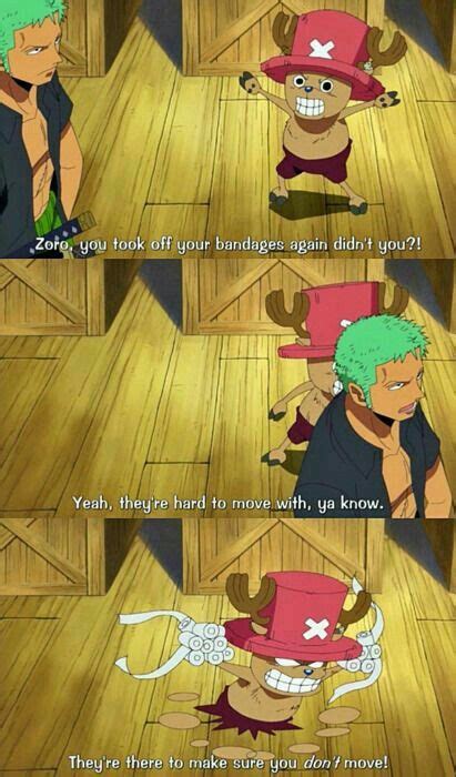 Zoro Chopper Bandages Funny Text Quote Comic One Piece One