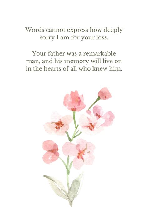 Words of sympathy for loss of father can offer comfort 28