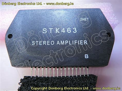 Semiconductor STK463 STK 463 2 POWER 2 CHANNEL AF POWER US Site