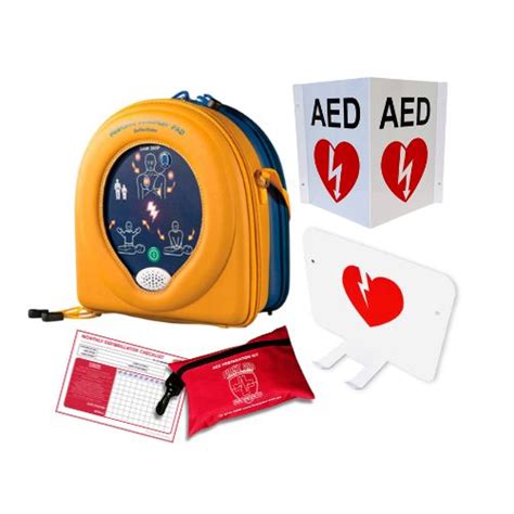 Workplace Defibrillator Heartsine 360p Auto Wall Bracket Bundle