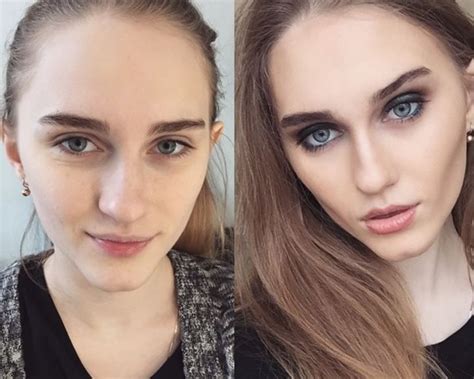 Before And After Photos Showing The Transformative Power Of Makeup