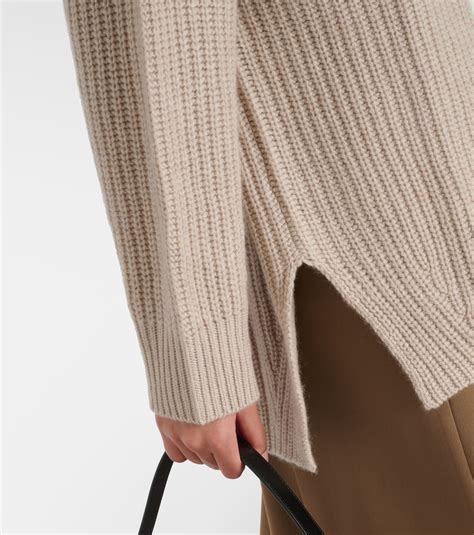 Therese Turtleneck Cashmere Sweater In Neutrals Lisa Yang Mytheresa