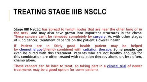 Treatment options for lung cancer | PPT