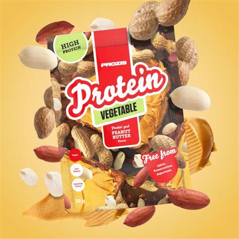 Prozis Sachet Vegetable Protein Freaking Good 30 G Manteiga De Amendoim