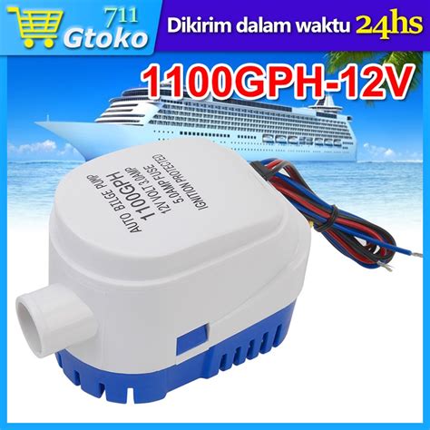 Jual 1100gph 12V Bilge Pump Boat Automatic Pompa 12V 24V Otomatis Auto