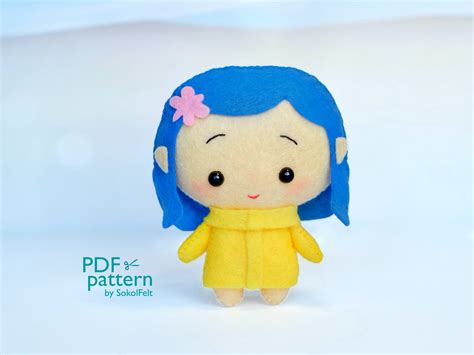 Designs Coraline Doll Sewing Pattern Tamaniaabony