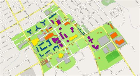 Interactive Campus Map Campus Map Undergraduate Education Chester