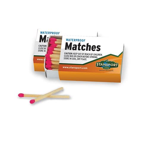 WATERPROOF MATCHES - BOXED - BULK PACK #349-B