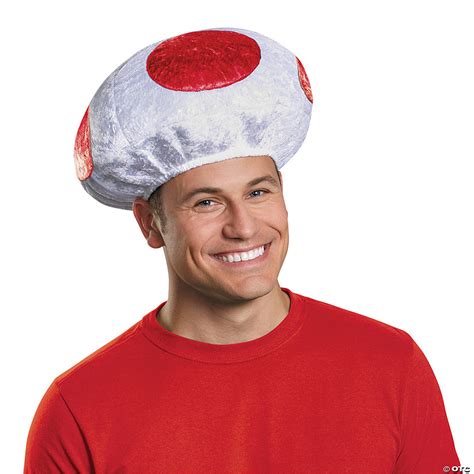 Adult Super Mario Bros.™ Red Mushroom Hat Costume Accessory