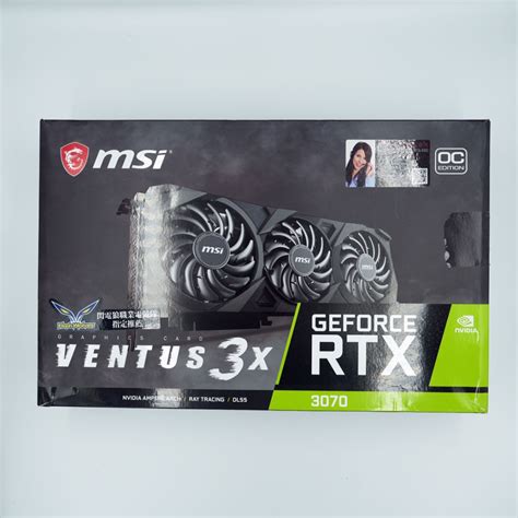 MSI RTX 3070 VENTUS 3X OC, Computers & Tech, Parts & Accessories ...