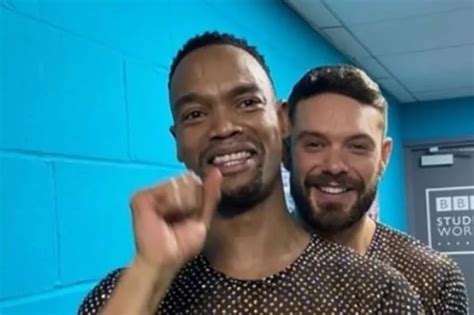 Bbc Strictly Come Dancing S John Whaite And Johannes Radebe Pictured