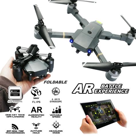 ATTOP XT 1 RC Drone Foldable Quadcopter 2 4Ghz 4CH WIFI FPV 1080P HD