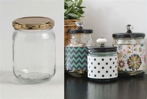 Симпатичные контейнеры из стеклянных банок. | Glass jars, Jar crafts ...